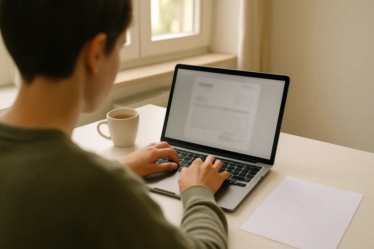 Ausgefülltes Online-Formular zum kostenlosen Erstellen einer XRechnung mit Positionen und Leitweg-ID